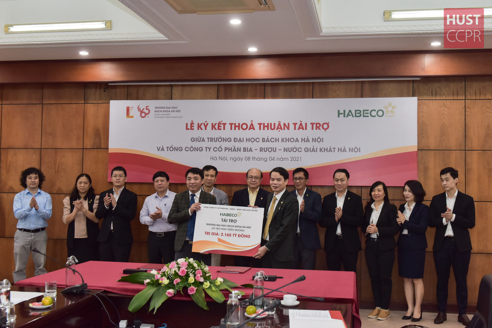 HABECO ký kết thoả thuận tài trợ với Trường Đại học Bách khoa Hà Nội