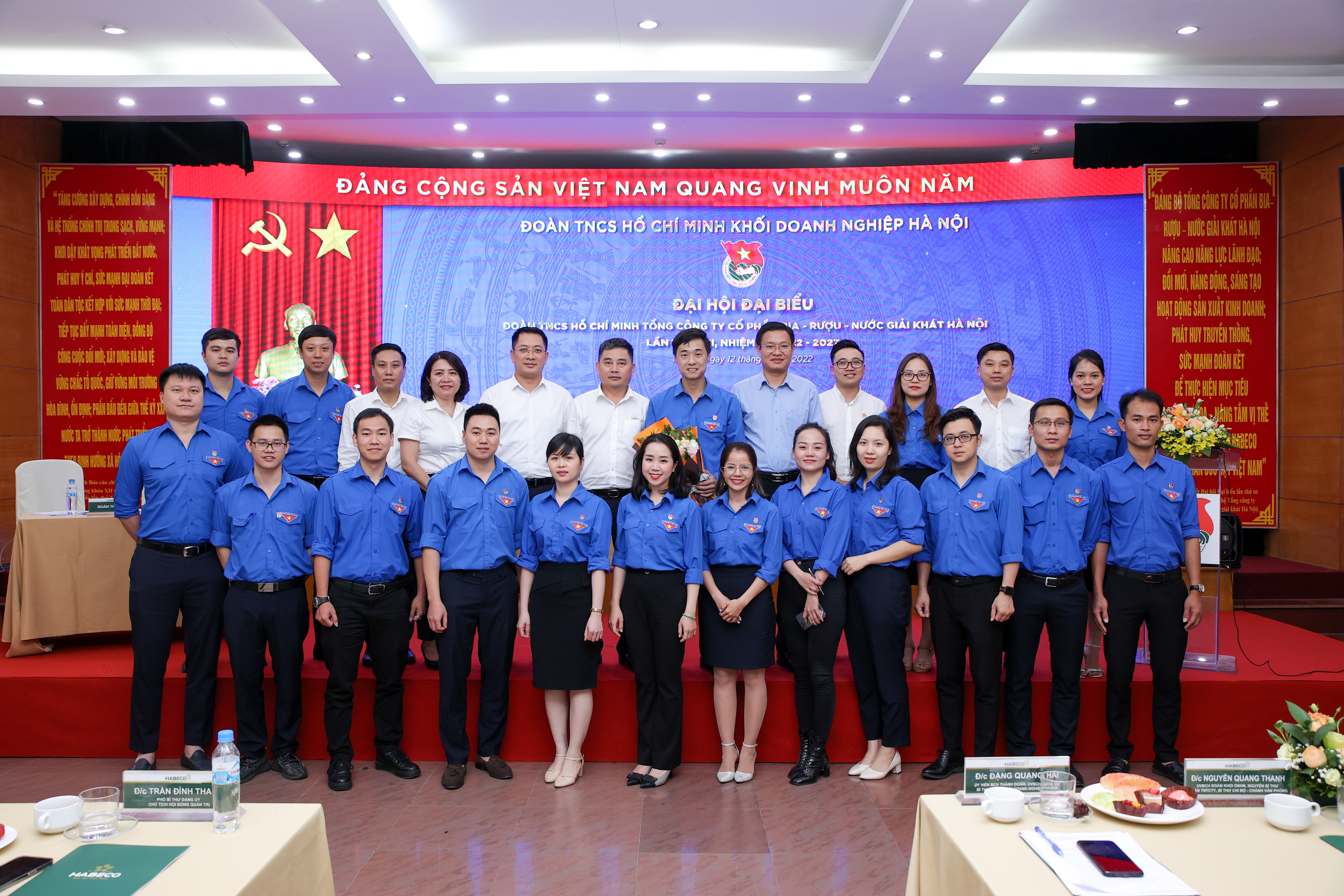 Đại hội Đại biểu Đoàn TNCS Hồ Chí Minh Tổng công ty cổ phần Bia - Rượu - Nước giải khát Hà Nội lần thứ VIII, nhiệm kỳ 2022-2027 thành công tốt đẹp