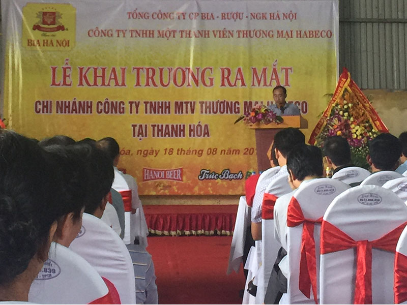 HABECO đã chính thức ra mắt Chi nhánh tại Thanh Hóa và Tổ chức ngày hội bia Hà Nội tại Thanh Hoá